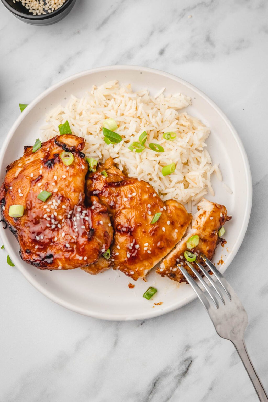 Air Fryer Teriyaki Chicken Thighs - cheapchickenrecipes.com